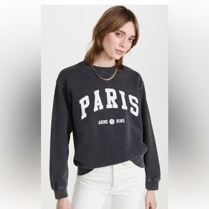 Washed black Anine bing sweatshirt